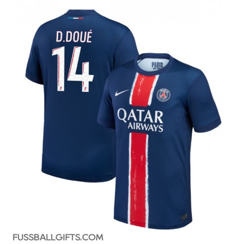 Paris Saint-Germain Desire Doue #14 Fußballbekleidung Heimtrikot 2024-25 Kurzarm